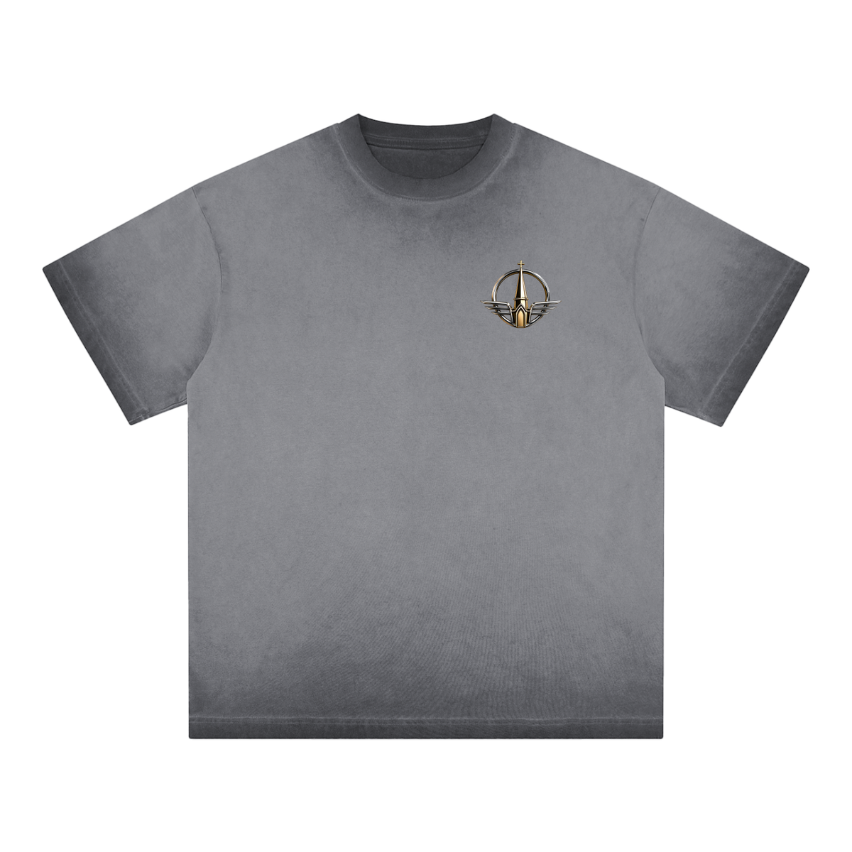 Reverse Dyed Loose Cotton T-Shirt