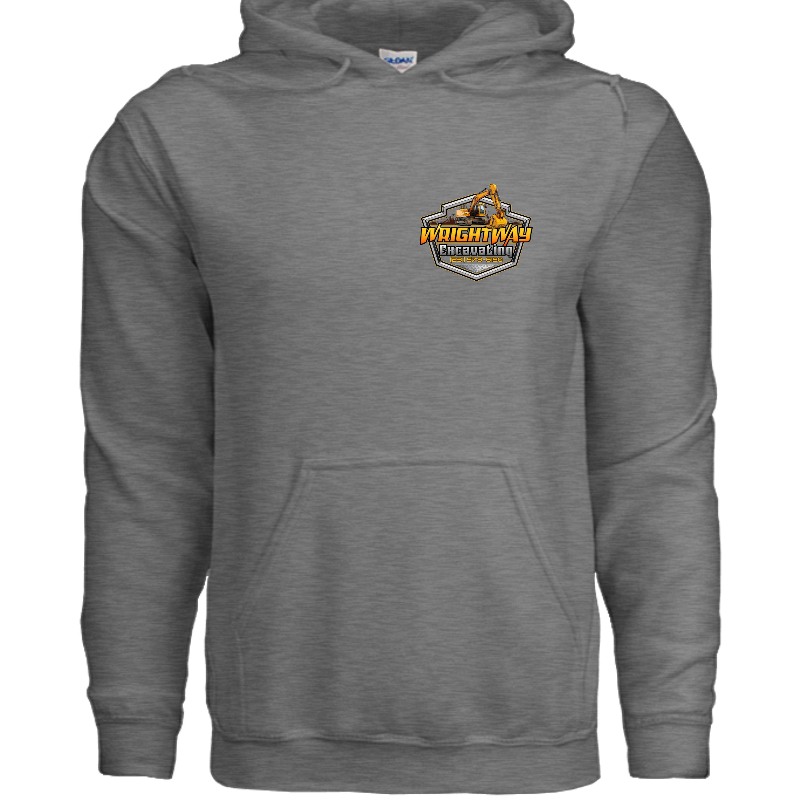 GRAPHITE HEATHER - G185 - FRONT
